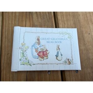 Beatrix Potter Peter Rabbit 1990 GREAT-Grandma's Brag Book Photo Album USA